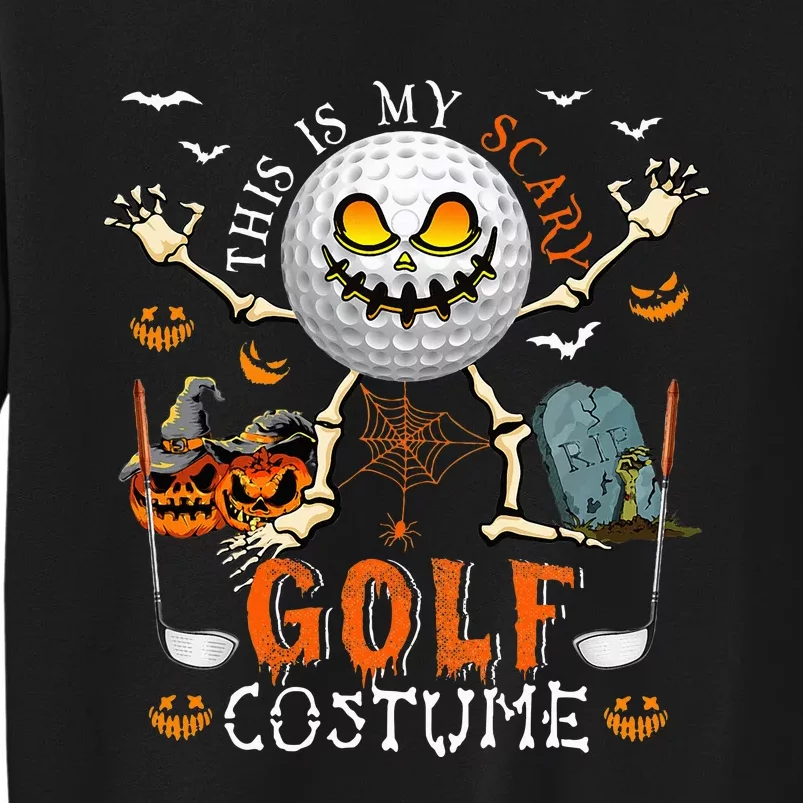 This Is My Scary Golf Costume Halloween Skeleton Lover Sweatshirt