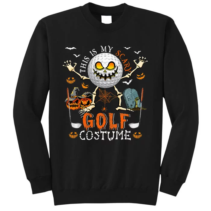 This Is My Scary Golf Costume Halloween Skeleton Lover Sweatshirt