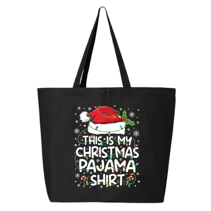 This Is My Christmas Pajamas 25L Jumbo Tote