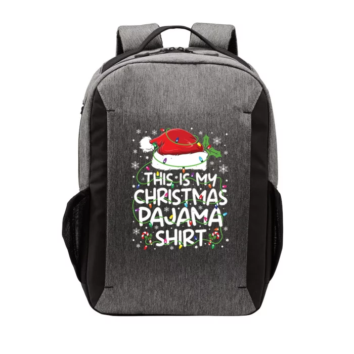 This Is My Christmas Pajamas Vector Backpack