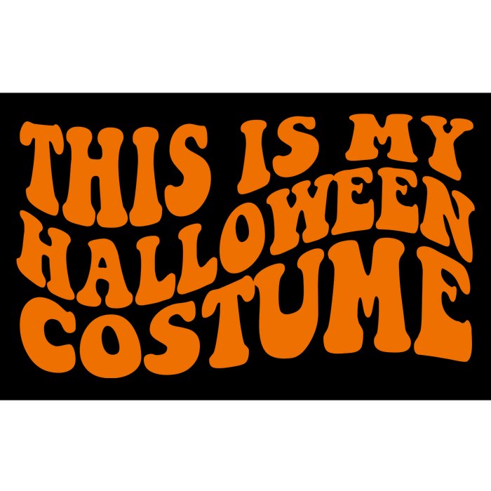 This Is My Halloween Costume Retro Bumper Sticker