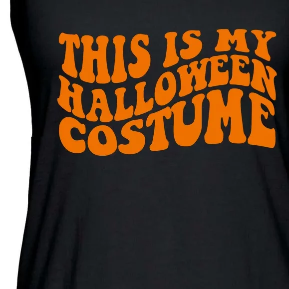 This Is My Halloween Costume Retro Ladies Essential Flowy Tank