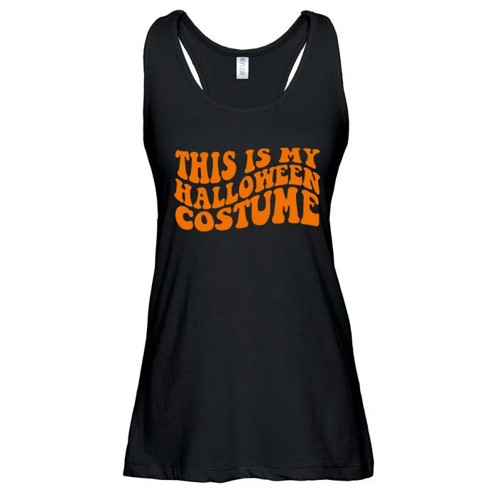 This Is My Halloween Costume Retro Ladies Essential Flowy Tank