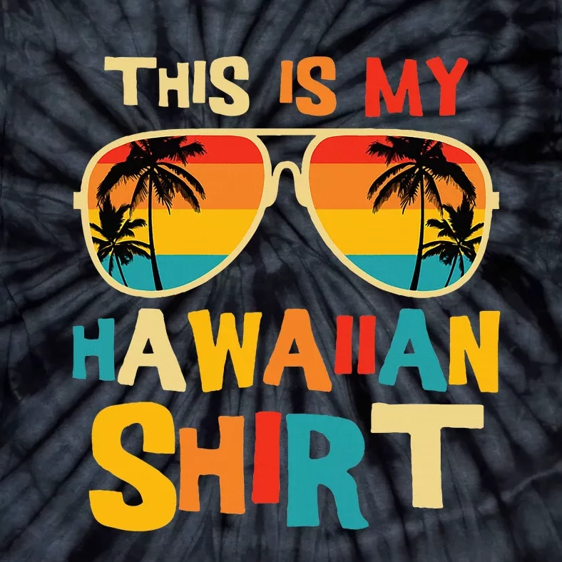 This Is My Hawaiian Tropical Luau Costume Tie-Dye T-Shirt