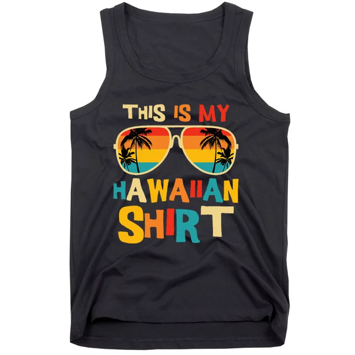 This Is My Hawaiian Tropical Luau Costume Tank Top