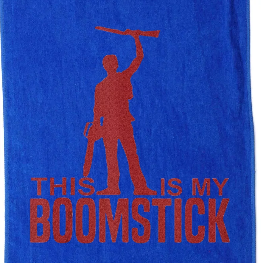 This Is My Boomstick Shotgun Chainsaw Dead Evil Halloween Gift Platinum Collection Golf Towel