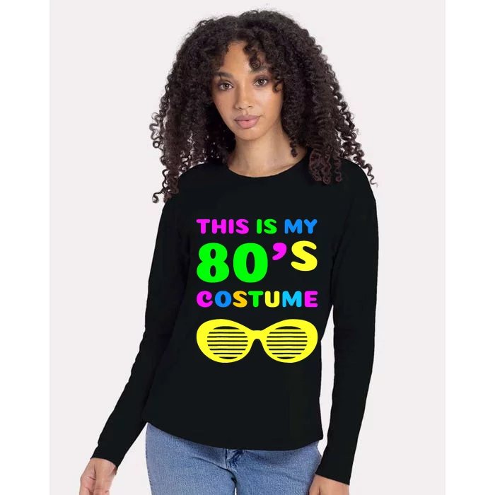 This Is My 80s Costume Womens Cotton Relaxed Long Sleeve T-Shirt