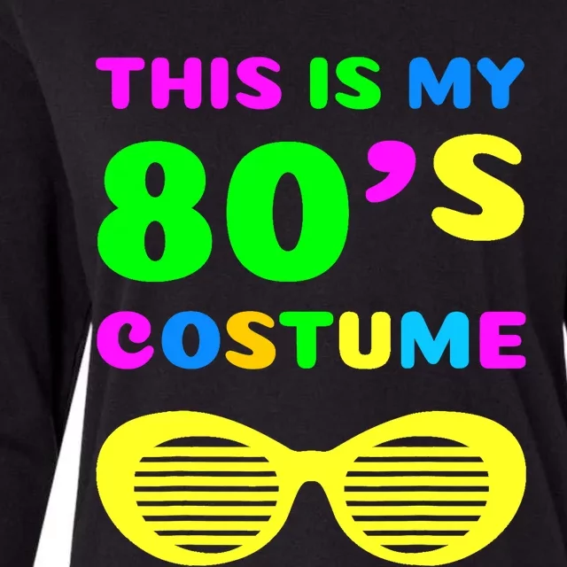 This Is My 80s Costume Womens Cotton Relaxed Long Sleeve T-Shirt