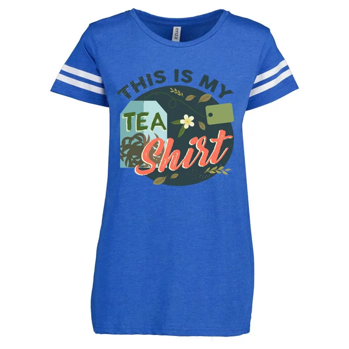 This Is My Tea Gift Enza Ladies Jersey Football T-Shirt