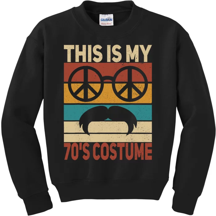 This Is My 70s Costume 70 Styles 70S Disco 1970s Outfit Kids Sweatshirt