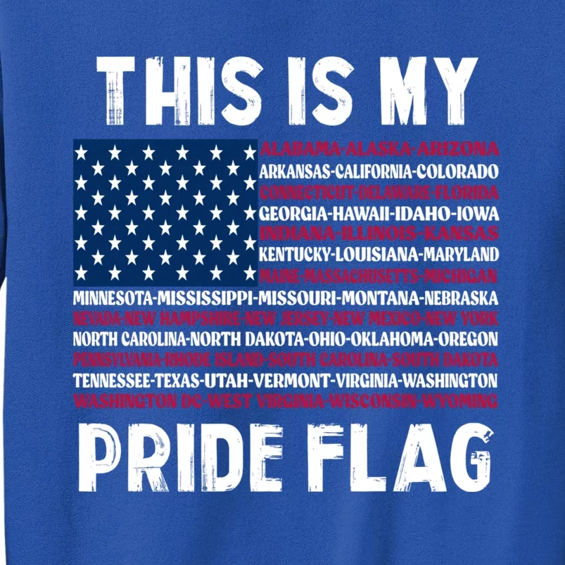 This Is My Pride Flag USA US Flag Sweatshirt