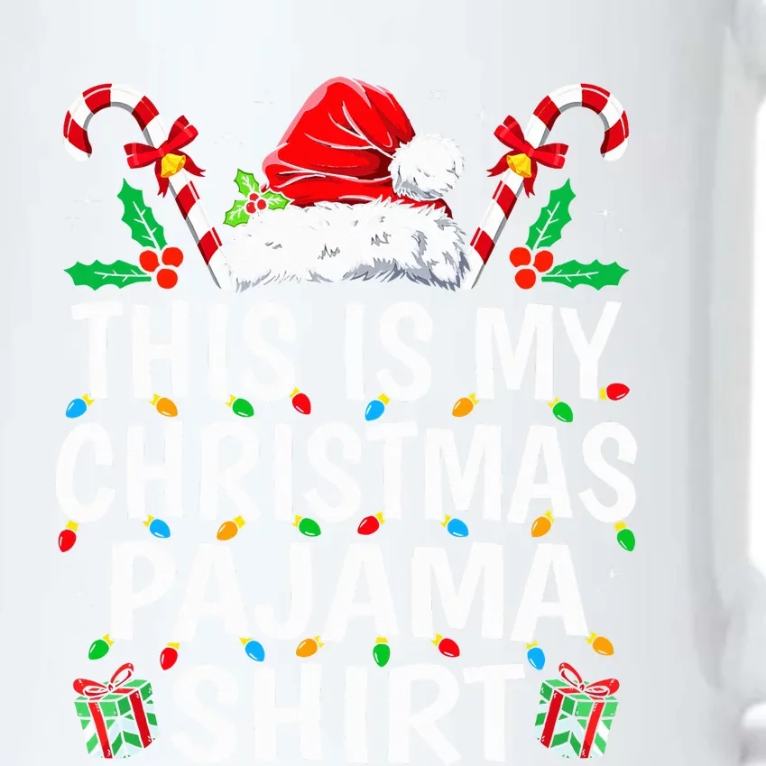 This Is My Christmas Pajama  Funny Xmas PJs Black Color Changing Mug