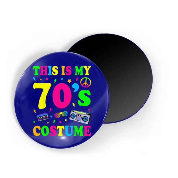 This Is My 70s Costume Funny Groovy Peace Halloween Gift Magnet