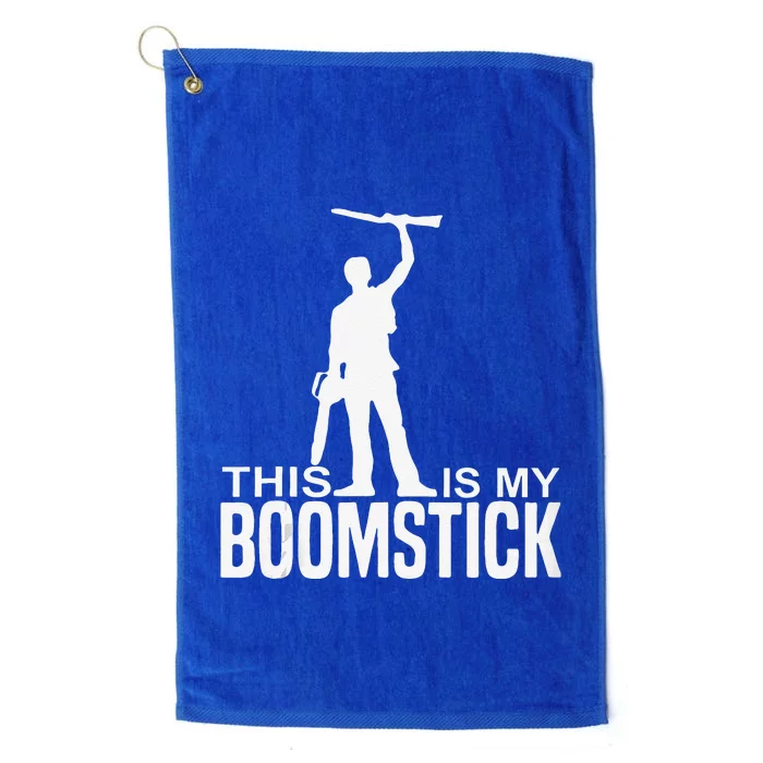 This Is My Boomstick Shotgun Chainsaw Dead Evil Halloween Platinum Collection Golf Towel