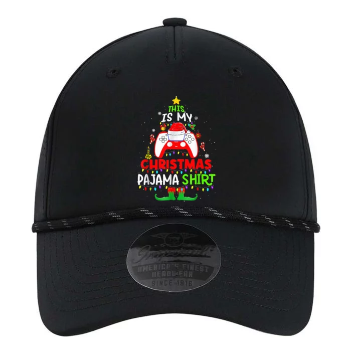 This Is My Christmas Pajama Santa Hat Gamer Video Game Games Performance The Dyno Cap