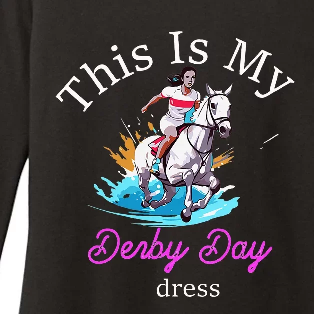 This Is My Derby Day Dress Horse Womens CVC Long Sleeve Shirt