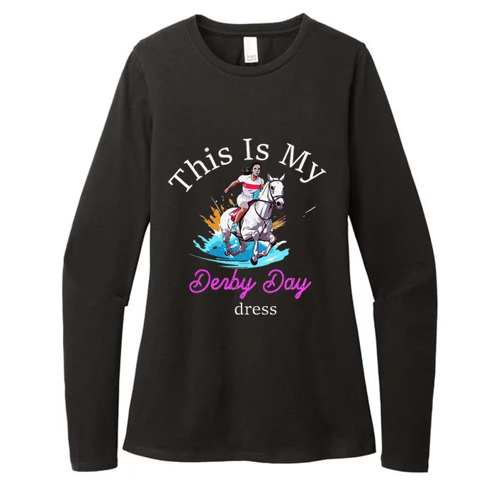 This Is My Derby Day Dress Horse Womens CVC Long Sleeve Shirt