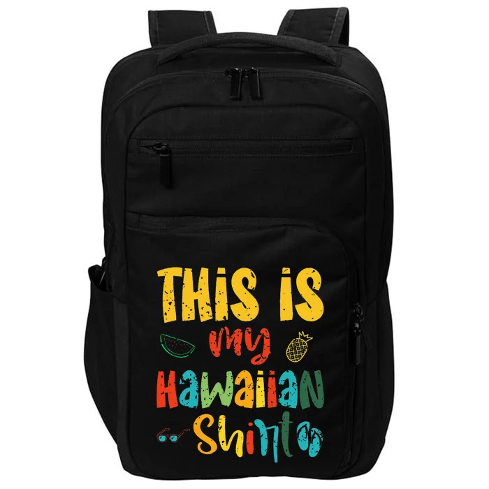 This Is My Hawaiian summer vacation Impact Tech Backpack