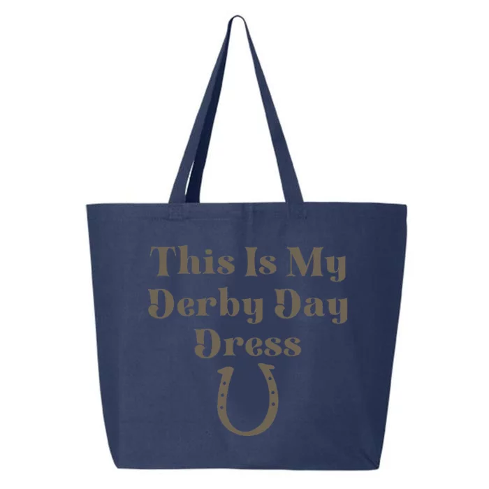 This Is My Derby Day Dress Horse Racing 25L Jumbo Tote