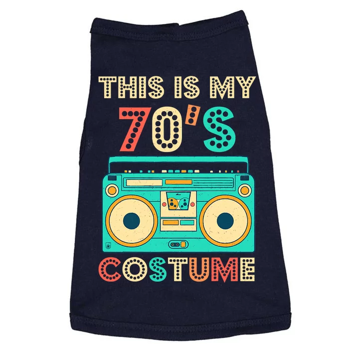 This Is My 70s Costume 1970s Retro Vintage 70s Party Doggie Tank