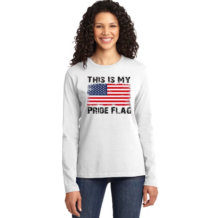 This Is My Pride Flag Ladies Long Sleeve Shirt