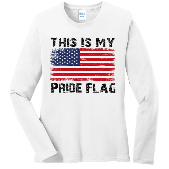 This Is My Pride Flag Ladies Long Sleeve Shirt