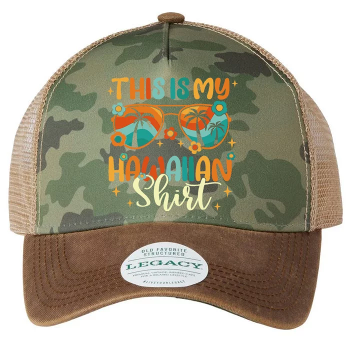 This Is My Hawaiian Summer Vacation Legacy Tie Dye Trucker Hat