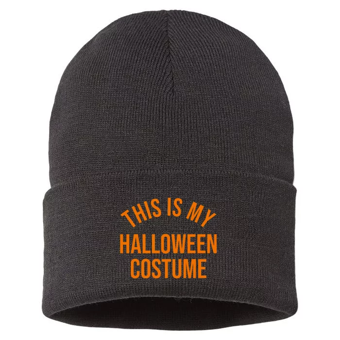 This Is My Halloween Costume Sustainable Knit Beanie