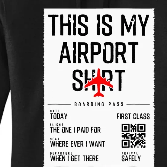 This Is My Airport Family Travel Women's Pullover Hoodie