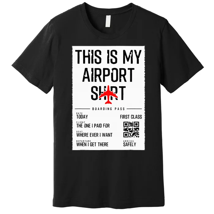 This Is My Airport Family Travel Premium T-Shirt