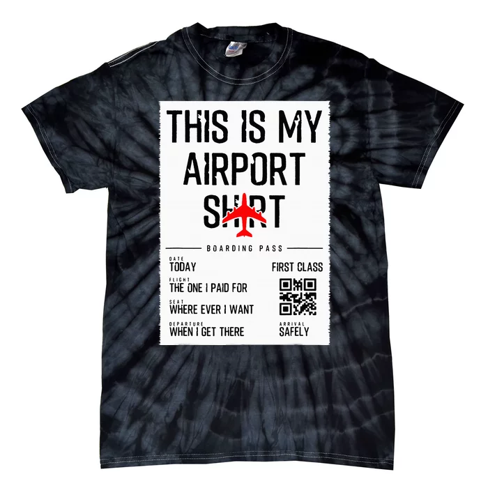 This Is My Airport Family Travel Tie-Dye T-Shirt