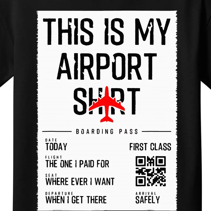 This Is My Airport Family Travel Kids T-Shirt