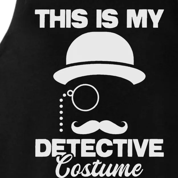 This Is My Detective Costume True Crime Lover Ladies Tri-Blend Wicking Tank