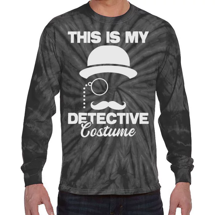 This Is My Detective Costume True Crime Lover Tie-Dye Long Sleeve Shirt