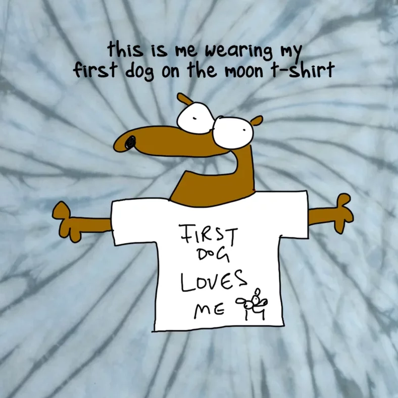 This Is My Firstdog Onthemoon Tie-Dye T-Shirt