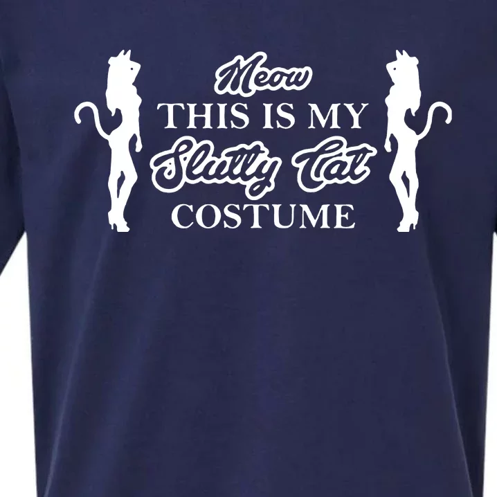 This Is My Slutty Cat Costume Sueded Cloud Jersey T-Shirt