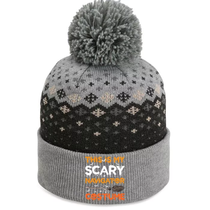 This Is My Scary Navigator Costume Halloween Gift The Baniff Cuffed Pom Beanie