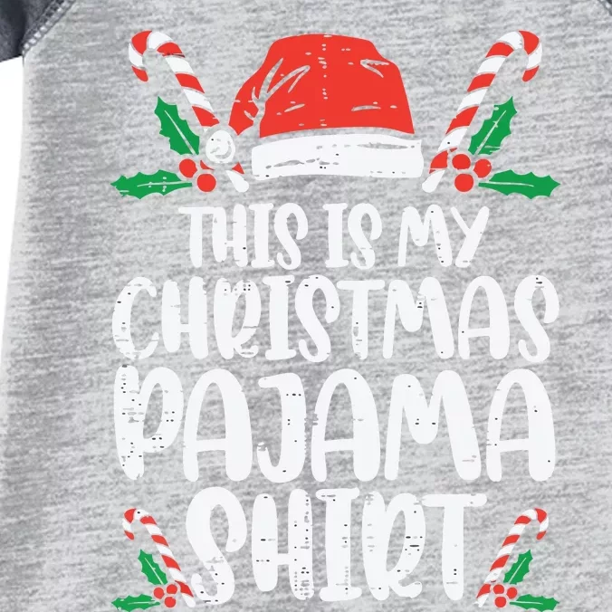 This Is My Christmas Pajama Infant Baby Jersey Bodysuit