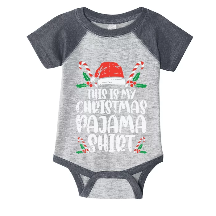 This Is My Christmas Pajama Infant Baby Jersey Bodysuit