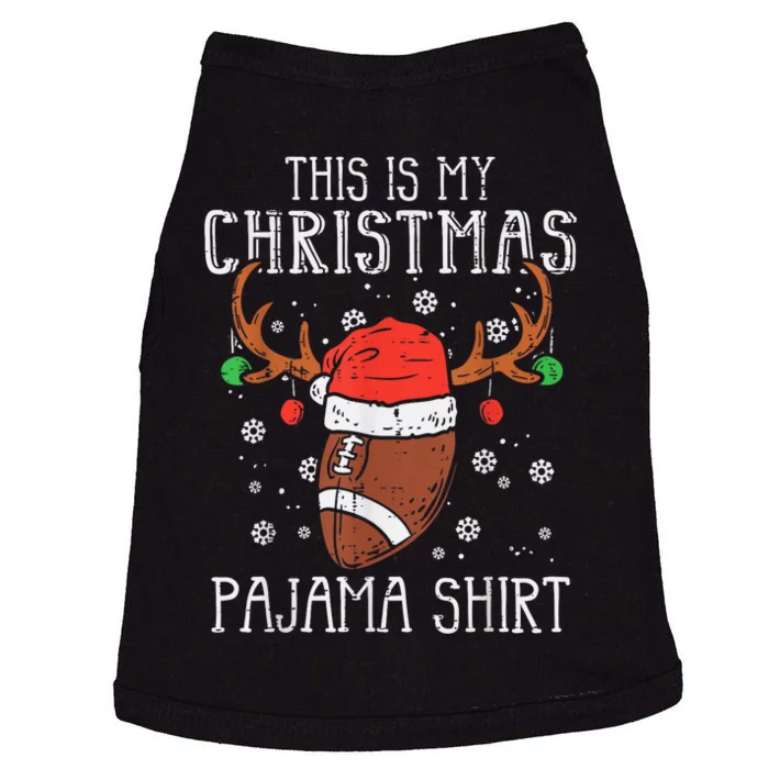 This Is My Christmas Shirt Football Xmas Sports Boy  Kid Doggie Tank