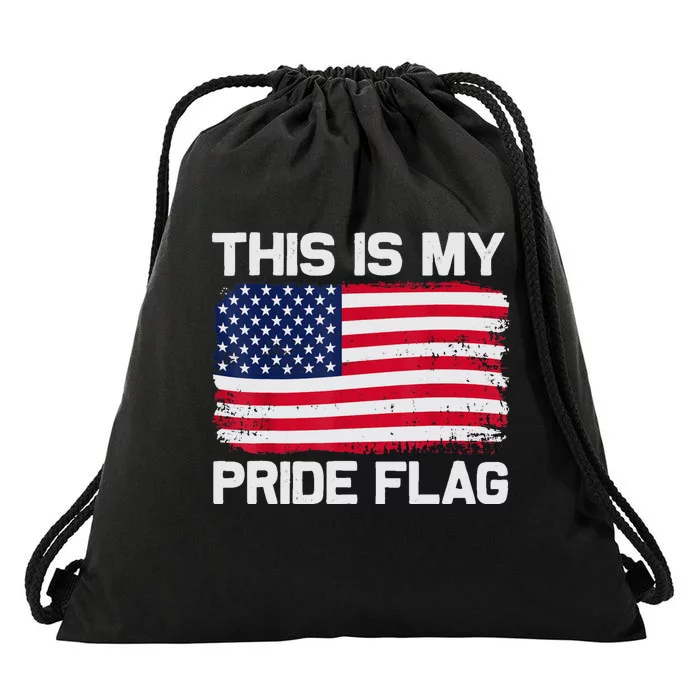 This Is My Pride Flag Drawstring Bag