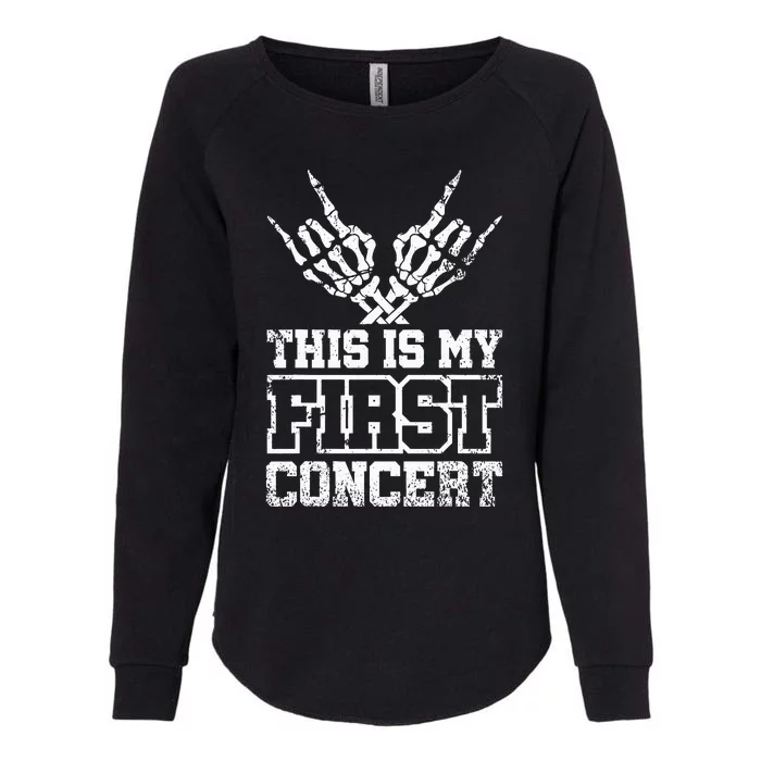 This Is My First Concert Womens California Wash Sweatshirt