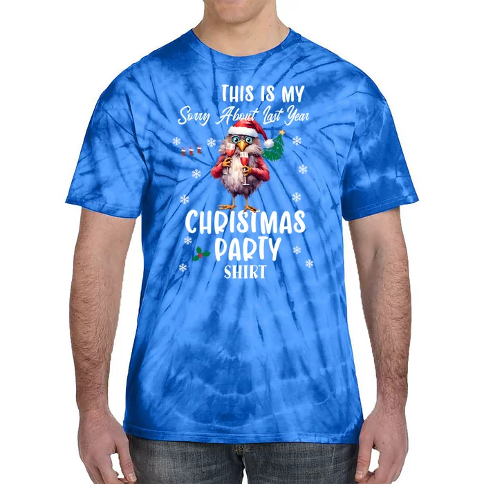 This Is My Sorry For Last Year Christmas Party Cute Gift Tie-Dye T-Shirt