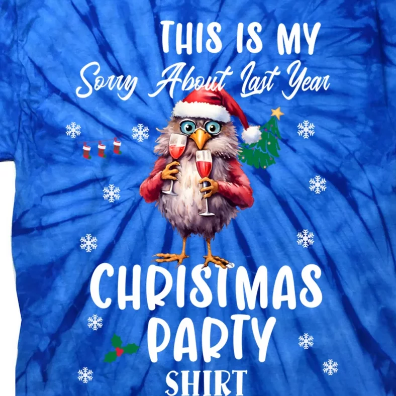 This Is My Sorry For Last Year Christmas Party Cute Gift Tie-Dye T-Shirt