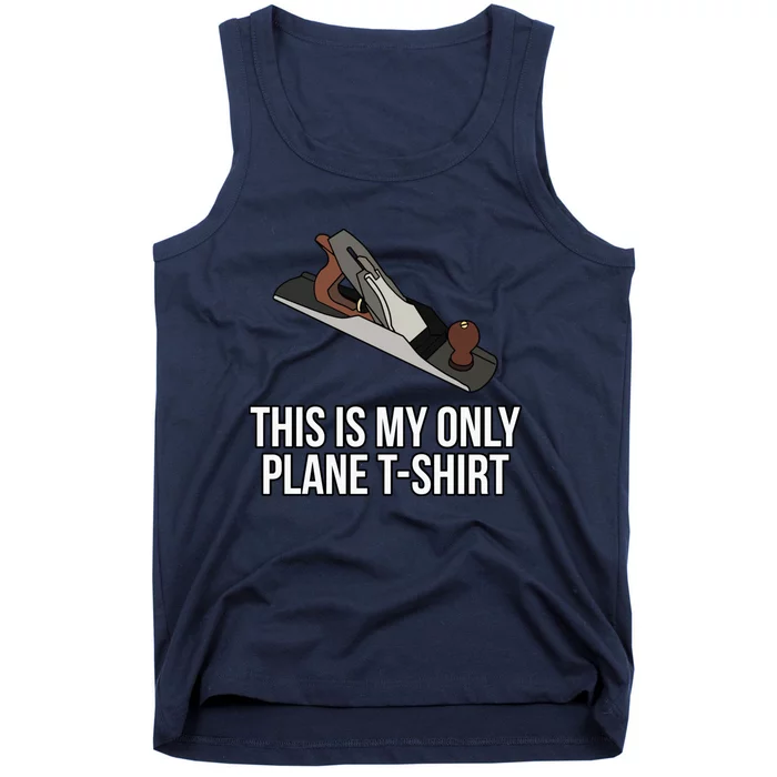 This Is My Plane Woodworker Tank Top