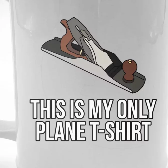 This Is My Plane Woodworker Front & Back Beer Stein