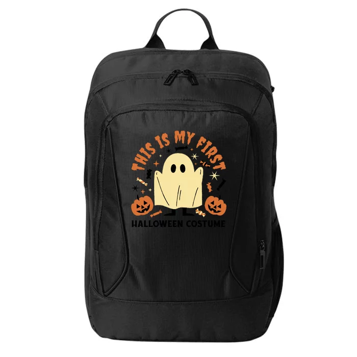 This Is My First Halloween Costume Cute Ghost City Backpack