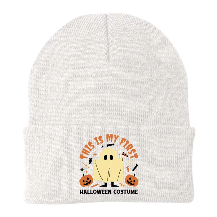 This Is My First Halloween Costume Cute Ghost Knit Cap Winter Beanie