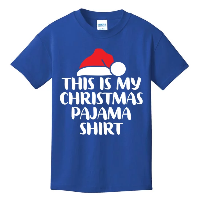 This Is My Christmas Pajama Funny Family Matching Xmas Gift Kids T-Shirt