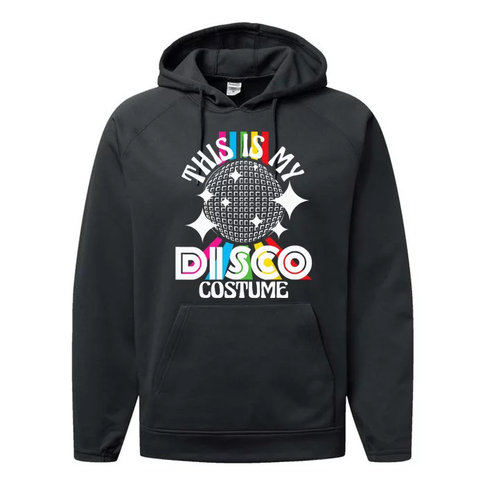 This Is My Disco Costume 1970s Funky Party 70s Groove Performance Fleece Hoodie